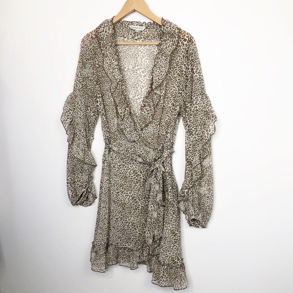 Anthropologie Ranna Gill ruffled leopard print dress - Picture 9 of 12